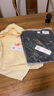 凡客誠品時(shí)尚休閑純棉素色T恤衫情侶款半袖 黑色 3XL 曬單實(shí)拍圖
