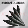 得力（deli）粗頭6881大包裝50支物流快遞記號筆 簽字馬克筆 辦公學生文具新老款隨機發(fā)貨黑色 33668 曬單實拍圖