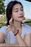 胖東來(lái)品質(zhì)紅瑪瑙手串女款巴西紅色天然水晶轉(zhuǎn)運(yùn)珠南紅手鏈男 8A+冰紅瑪瑙-8mm手串礦區(qū)直采/ 曬單實(shí)拍圖