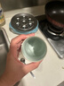 寧不凡汝窯茶杯 主人杯個(gè)人杯品茗杯暖手杯功夫茶具開(kāi)片可養(yǎng)蟬翼紋 天青大號(hào)兩個(gè)裝 曬單實(shí)拍圖