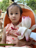 幼歌（YOUGE）夏嬰幼兒中式旗袍無袖連衣裙花苞裙擺兒童古韻詩意國風(fēng)裙 橘色 100 cm 曬單實拍圖