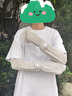 回力冰袖女夏季防曬冰絲寬松透氣高彈力袖套加長(zhǎng)護(hù)手防紫外線騎車套袖 灰色【加長(zhǎng)升級(jí)手背防曬】 曬單實(shí)拍圖