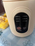 瓷語本色電熱燜燒杯飯盒可插電燜粥燕窩銀耳羹寬口悶燒罐煮粥神器上班便攜 淺黃-電熱燜燒杯(可預約保溫) 曬單實拍圖