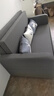 歐荷家具多功能沙發(fā)床可伸縮折疊兩用小沙發(fā)北歐小戶(hù)型布藝沙發(fā)儲物雙人床 1.7米三面椰棕款無(wú)儲物 曬單實(shí)拍圖