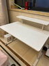 湯凱頤青少年學(xué)習桌初中高中學(xué)生書(shū)桌家用手搖升降電腦桌寫(xiě)字桌大白桌子 1.5加厚·桌面書(shū)架-升級置物 100*60*(59—82)cm 曬單實(shí)拍圖