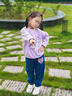 班納班納女童秋裝套裝2025新款洋氣潮流女孩秋季運(yùn)動(dòng)加厚兒童衣服 N兩顆心K粉+三顆心粉 120 曬單實(shí)拍圖