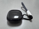 吉事果適用SHOKZ韶音舒適圈OpenFit開放式藍(lán)牙耳機(jī)保護(hù)套t920透明黑色軟殼韶音T910透黑防摔耳機(jī)保護(hù)殼 透黑色款+黑白飄帶【黑色耳機(jī)展示】 SHOKZ韶音OpenFit2 /  T920 曬單實(shí)拍圖