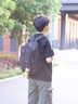 回力書包男大容量背包休閑百搭雙肩包女初高中生大學(xué)生旅行電腦包 黑色【帶沖天鴨掛件】 曬單實(shí)拍圖