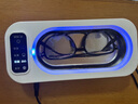 HYUNDAI超聲波清洗機(jī)眼鏡清洗機(jī)全自動(dòng)家用便攜式洗眼鏡機(jī)高頻清潔牙套手表首飾大容量低噪音送禮 星耀白【真超聲波+UV智能除菌】 曬單實(shí)拍圖