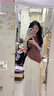 艾美琦美（AIMEIQIMEI）2025新款夏季不規(guī)則連衣裙子女裝套裝掛脖吊帶背心上衣顯瘦兩件套 格子襯衫+半身裙 L 曬單實(shí)拍圖
