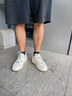 安踏PG7男板鞋運動休閑運動鞋子拼接防滑輕質(zhì)百搭經(jīng)典板鞋112538079 象牙白/微蛋白/迷迭藍-1 42 （男8.5碼） 曬單實拍圖