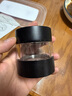 富光雙層茶杯茶水分離泡茶杯大容量家用辦公室便攜戶(hù)外專(zhuān)用玻璃杯水杯 黑色300ml 曬單實(shí)拍圖