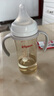 貝親奶瓶ppsu 新生兒奶瓶 防脹氣奶瓶 還原母乳親喂感寬口徑耐摔 330ml+重力球吸管 9個(gè)月以上 曬單實(shí)拍圖