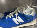 NEWBALANCE NB男鞋女鞋574系列經(jīng)典舒適百搭復(fù)古拼接休閑運(yùn)動(dòng)鞋 輕便跑步鞋 寶藍(lán)色U574WL2 42 曬單實(shí)拍圖