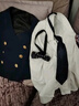 衣諾坊兒童西服馬甲套裝英倫演出主持人禮服 藏青：馬甲套裝 130CM 曬單實(shí)拍圖