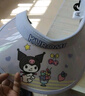 Hello Kitty兒童帽子夏季大帽檐防曬遮陽帽男女童空頂太陽帽 TKM1082庫洛米 曬單實(shí)拍圖