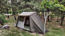 Naturehike挪客屋脊5.0帳篷一室一廳 戶外露營公園野營遮陽雙層大空間小屋 徒步綠/雪裙版 曬單實(shí)拍圖