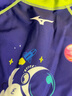 美津濃（MIZUNO）兒童泳衣男連體短袖沖浪服學(xué)生訓(xùn)練速干溫泉游泳裝A1405星球140 曬單實(shí)拍圖