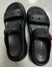 crocs卡駱馳經(jīng)典泡芙?jīng)鲂瑋207670 黑色-001 36/37(220mm)  曬單實(shí)拍圖
