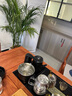 茶皇子（CHAHUANGZI）全自動(dòng)上水電熱燒水壺泡茶專(zhuān)用茶臺(tái)一體嵌入式家用新款茶具全智能電茶爐 104 0.8L 黑色防燙款 37*20cm 曬單實(shí)拍圖