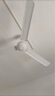 艾美特（AIRMATE）吊扇電風(fēng)扇家用客廳1.4米56吋樓頂扇大風(fēng)力吸頂電風(fēng)扇工業(yè)工廠宿舍銅芯電機(jī)風(fēng)扇 帶調(diào)速器 FZ5613 曬單實(shí)拍圖