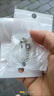 人魚淚孫儷同款隱形爆閃透明魚線莫桑單鉆鎖骨鏈簡約百搭高級項鏈 人魚淚項鏈-6MM 曬單實拍圖