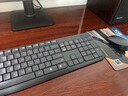 羅技（Logitech）MK235 鍵鼠套裝 無線鍵鼠套裝 辦公鍵鼠套裝  防潑濺防指紋 全尺寸 帶無線2.4G接收器 黑 曬單實拍圖