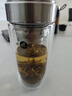明霞玻璃杯帶茶隔雙層高硼硅玻璃水杯茶水分離車載杯子男泡茶杯 曬單實拍圖
