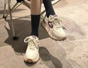 都市碼頭（CITY MARINA）品牌時(shí)尚舒適休閑鞋女夏季新款透氣阿甘鞋女士韓版百搭運(yùn)動(dòng)跑步鞋 米紅色1821皮面款 36 曬單實(shí)拍圖