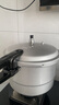 雙喜高壓鍋鋁合金燃氣電磁爐通用防爆家用壓力鍋26CM/9.5L【蒸格款】 曬單實拍圖