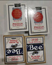Bee小蜜蜂撲克牌德州撲克紙牌寬牌黑芯紙耐用一條裝 12副（6紅6藍(lán)） 曬單實(shí)拍圖