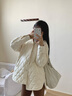 波司登輕薄羽絨服女短款90絨巴恩風休閑翻領夾克保暖外套B250135334 曬單實拍圖