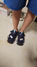 探路者（TOREAD）?？?兒童涼鞋男女中大童鞋夏季款防滑包頭沙灘鞋子 藏藍黑色 34 曬單實拍圖