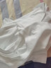 羅蒙男士短袖T恤夏季新款潮流純棉簡(jiǎn)約圓領(lǐng)上衣服寬松休閑體恤衫 白色+白色 2XL 【135-155斤】 曬單實(shí)拍圖