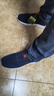 斯凱奇（Skechers）夏季男鞋新款輕便一腳蹬透氣網(wǎng)面休閑運動跑步鞋百搭慢跑鞋 海軍藍色/橘色/210281-NVOR 42 曬單實拍圖