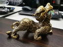 春錦秋鯉黃銅貔貅擺件家居裝飾品桌面玄關(guān)客廳辦公室開業(yè)禮品擺件 1號左(金色) 曬單實拍圖