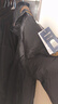 羅蒙（ROMON）羽絨服男士中長款冬季2024新款潮牌高端品牌保暖連帽加厚外套男裝 黑色 3XL 曬單實(shí)拍圖