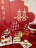 萊邦宸 訂婚全套布置 2025新款訂婚裝飾擺件KT背景板布置套裝氣球裝飾 桃之夭夭+擺臺(tái)+禮箱+畫架 曬單實(shí)拍圖