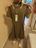 森馬（Semir）【連衣裙合輯】夏天女法式慵懶風(fēng)裙子復(fù)古學(xué)院風(fēng)針織裙雪紡碎花裙 K款學(xué)院風(fēng)針織裙-咖啡50892 L 曬單實(shí)拍圖