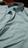 杉杉（FIRS）短袖襯衫男格子休閑襯衣中年商務(wù)正裝 2004藍(lán)色短袖 42  曬單實拍圖