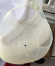 babycare寶寶吃飯圍兜輔食飯兜防水硅膠嬰兒兒童圍嘴口水兜巾【超輕3D】 曬單實(shí)拍圖