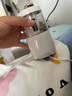 得力（deli）電動削筆機 雙電源卷筆刀(電池/USB) 削筆器考試生日開學(xué)禮物 自動排斷芯轉(zhuǎn)筆刀/削筆刀 白色 曬單實拍圖