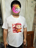 京東京造【東哥同款】豬豬俠X京東外賣(mài)聯(lián)名男士短袖T恤 白色 3XL 曬單實(shí)拍圖