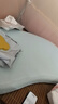 蒂樂兒童枕頭硅膠枕寶寶定型枕嬰兒透氣可水洗加大尺寸6月1歲2歲3歲 6個月-3歲 【水月藍(lán)】 枕高3cm 曬單實拍圖
