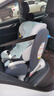 貝蒂樂(lè)（happybe）兒童安全座椅360度旋轉(zhuǎn)汽車(chē)用嬰兒0-12歲寶寶新生兒車(chē)載躺睡座椅 灰（鋼骨架+雙接口+坐躺睡） isofix硬接口 曬單實(shí)拍圖
