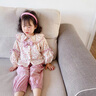 G.DUCKKIDS女童套裝春秋2025新款洋氣時(shí)髦寶寶春季韓版休閑網(wǎng)紅兒童襯衫春裝 粉色 120 cm 曬單實(shí)拍圖