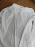 無印良品（MUJI）女式水洗平紋襯衫領(lǐng)長袖襯衫襯衣外套內(nèi)搭春季款外衣女裝上衣 白色 S 155/80A 曬單實(shí)拍圖