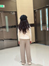 NICKYBABY女童運(yùn)動褲秋季2025新款女大童秋冬洋氣褲子秋冬加絨兒童衛(wèi)褲加厚 16317咖色【春秋款】 170 cm 曬單實(shí)拍圖