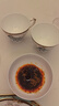 英格麗高級感禮盒送禮高端骨瓷碗盤碟餐具套裝陶瓷擺臺二人食禮品瓷器 【禮盒裝】百鳥藍(lán)餐具套裝 11頭 曬單實拍圖