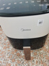美的（Midea）空氣炸鍋AI烹飪不用翻面 家用全自動(dòng)智能觸控 透明可視實(shí)用大容量 金屬腔體無(wú)異味5.3L MF-KZC5388 曬單實(shí)拍圖